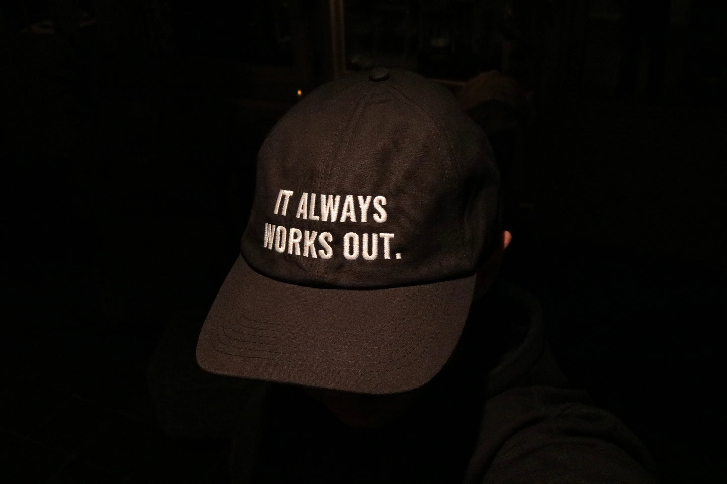 'IT ALWAYS WORKS OUT' Organic Cap